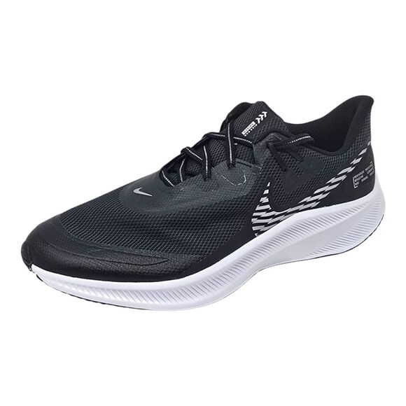 Nike Quest 3 Shield Black Metallic Silver Running Shoe CQ8894 001 Men's Sizes 13 - Picture 7 of 8